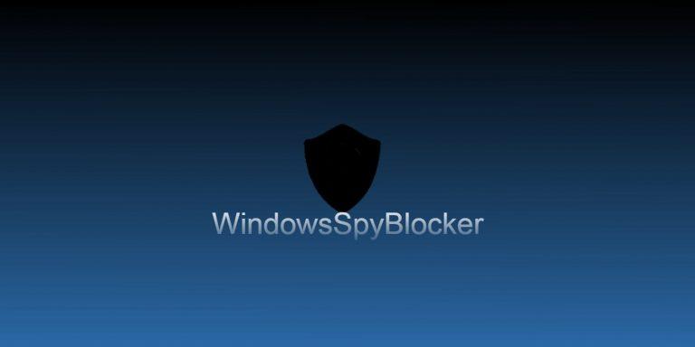 WindowsSpyBlocker