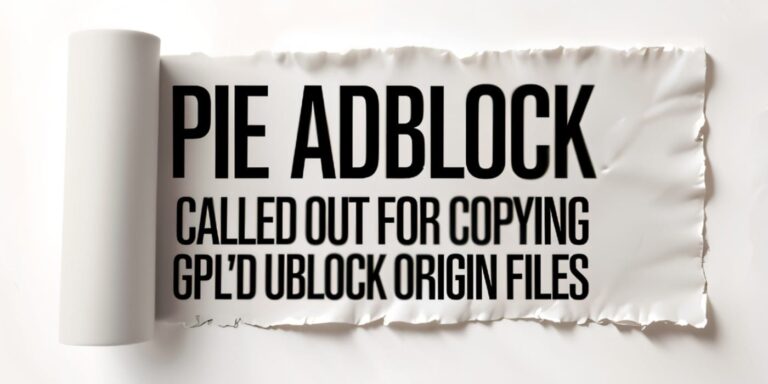 Pie Adblock обвинили в копировании файлов uBlock Origin
